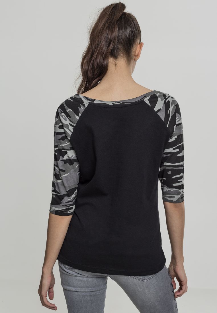 Ladies 3/4 Contrast Raglan Tee - Naisten T-paidat ja Topit - TTUTB733 - 1837