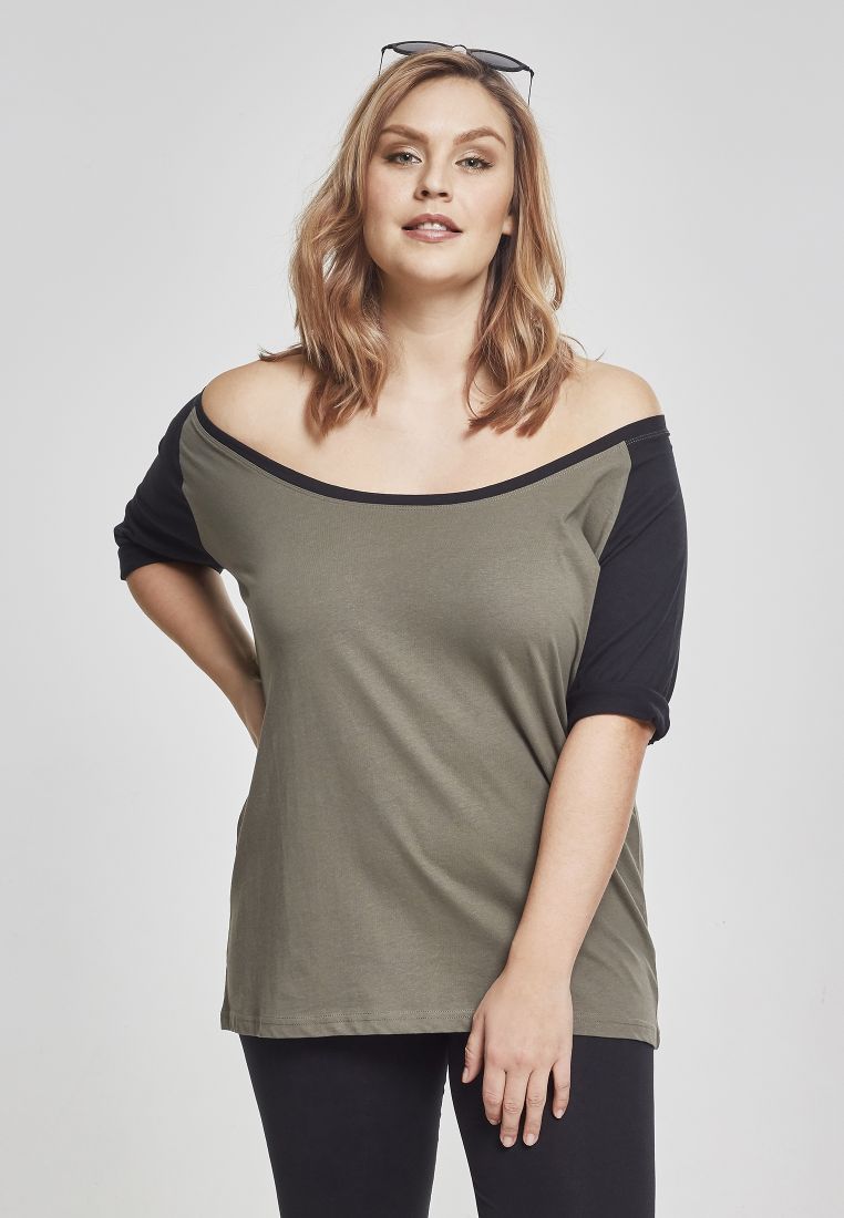 Ladies 3/4 Contrast Raglan Tee - Naisten T-paidat ja Topit - TTUTB733 - 939