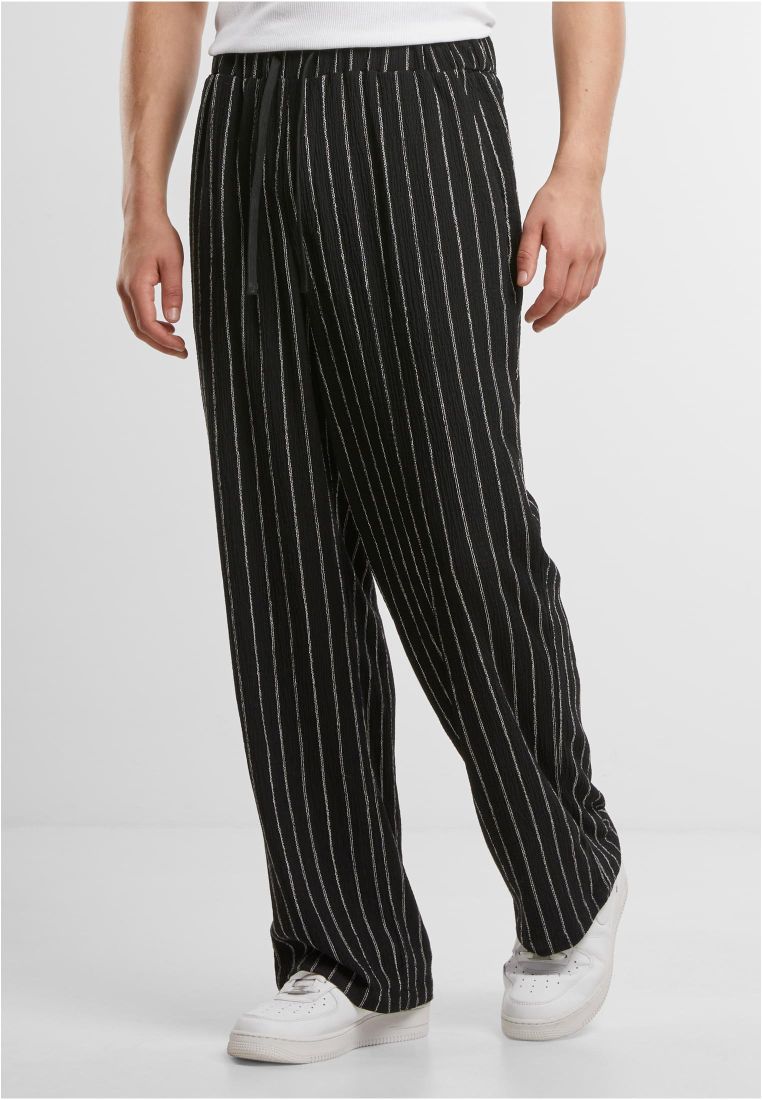Striped Crinkle Resort Pants -  - TTUTB7341 - 1