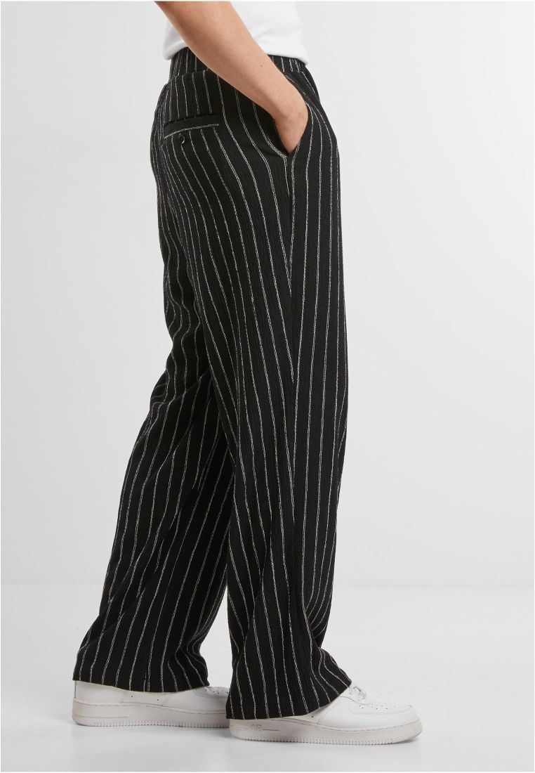 Striped Crinkle Resort Pants -  - TTUTB7341 - 6