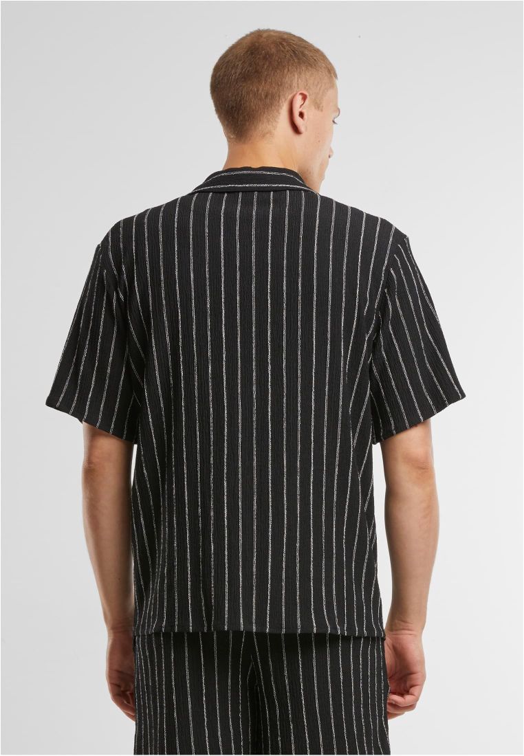 Striped Crinkle Resort Shirt - - TTUTB7342 - 4