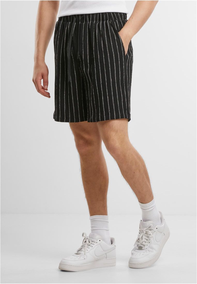 Striped Crinkle Resort Shorts -  - TTUTB7343 - 1