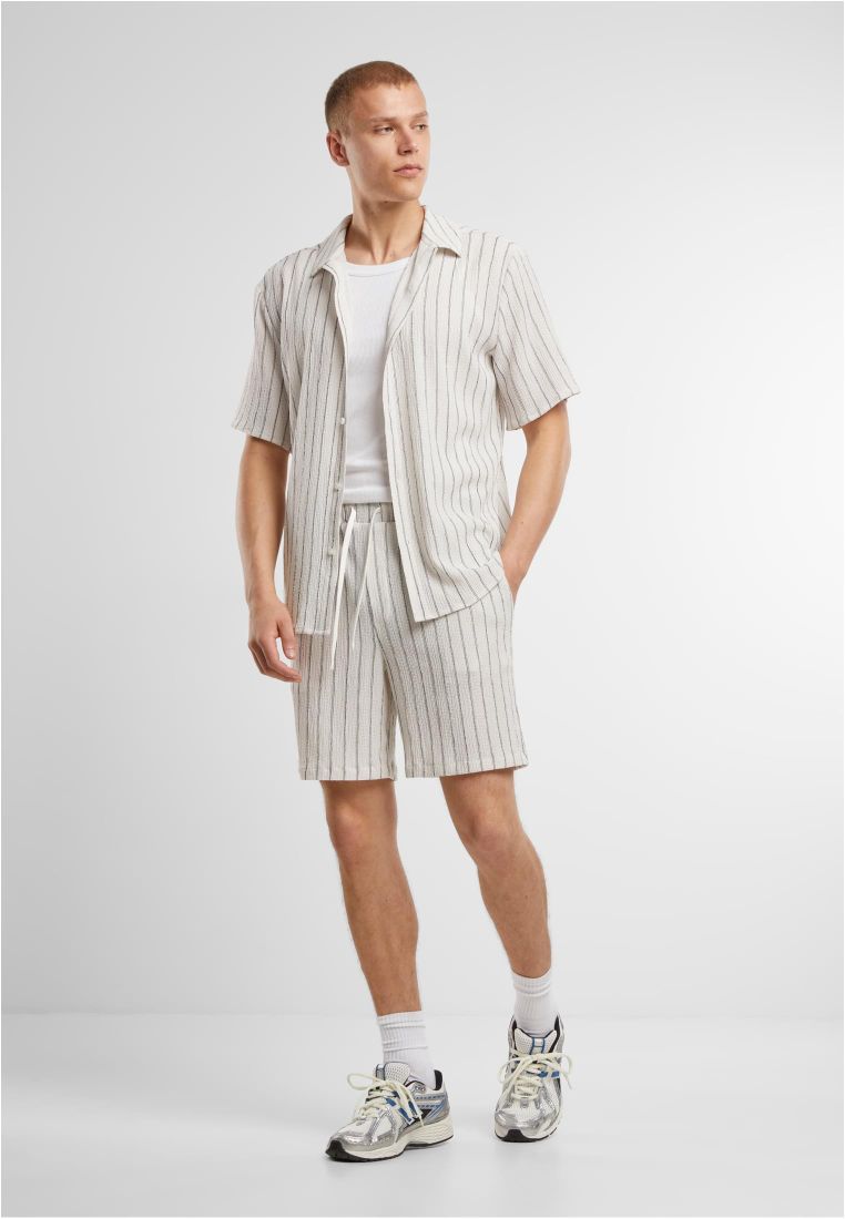 Striped Crinkle Resort Shorts -  - TTUTB7343 - 278
