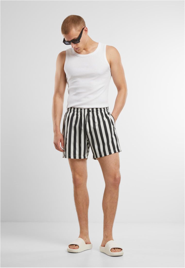 Striped Seersucker Swim Shorts - - TTUTB7347 - 7