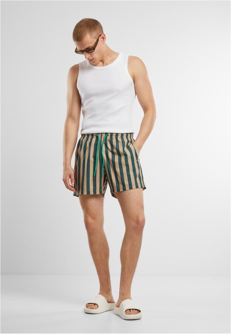 Striped Seersucker Swim Shorts - - TTUTB7347 - 278