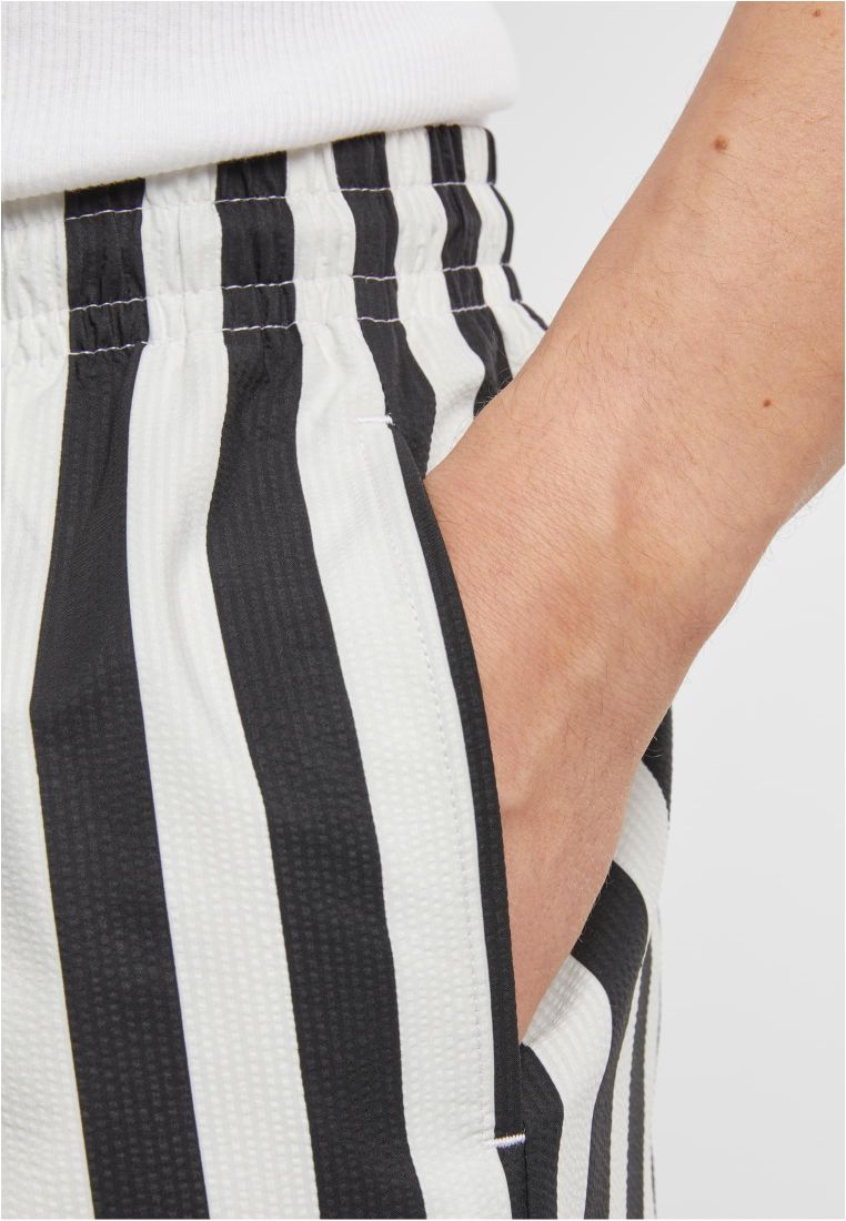 Striped Seersucker Swim Shorts - - TTUTB7347 - 8
