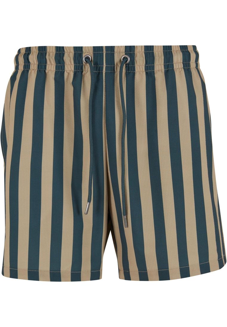Striped Seersucker Swim Shorts - - TTUTB7347 - 280
