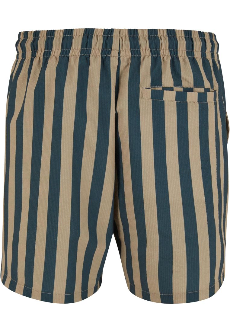 Striped Seersucker Swim Shorts - - TTUTB7347 - 281