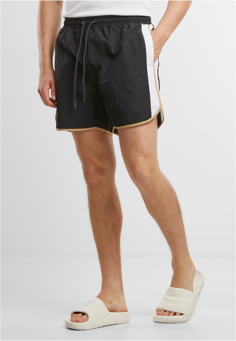 Retro Look Swim Shorts -  - TTUTB7348 - 31