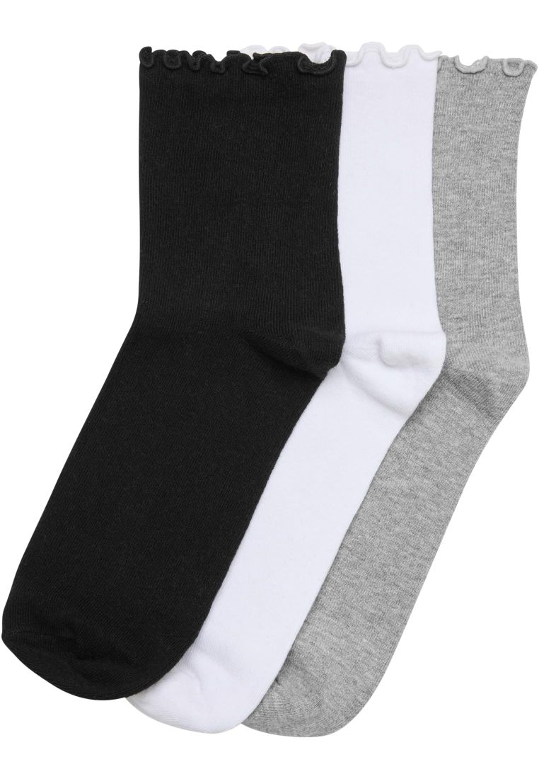 Ruffle Socks 3-Pack - - TTUTB7430B - 154