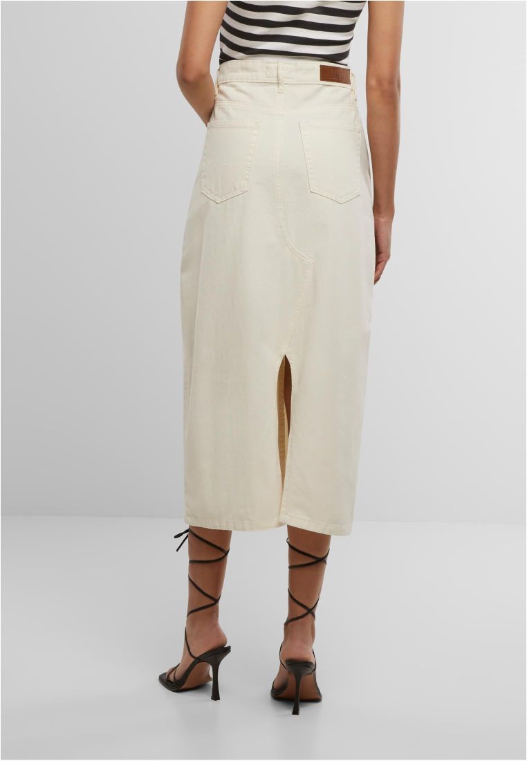 Ladies Soft Denim Midi Skirt - - TTUTB7443 - 5