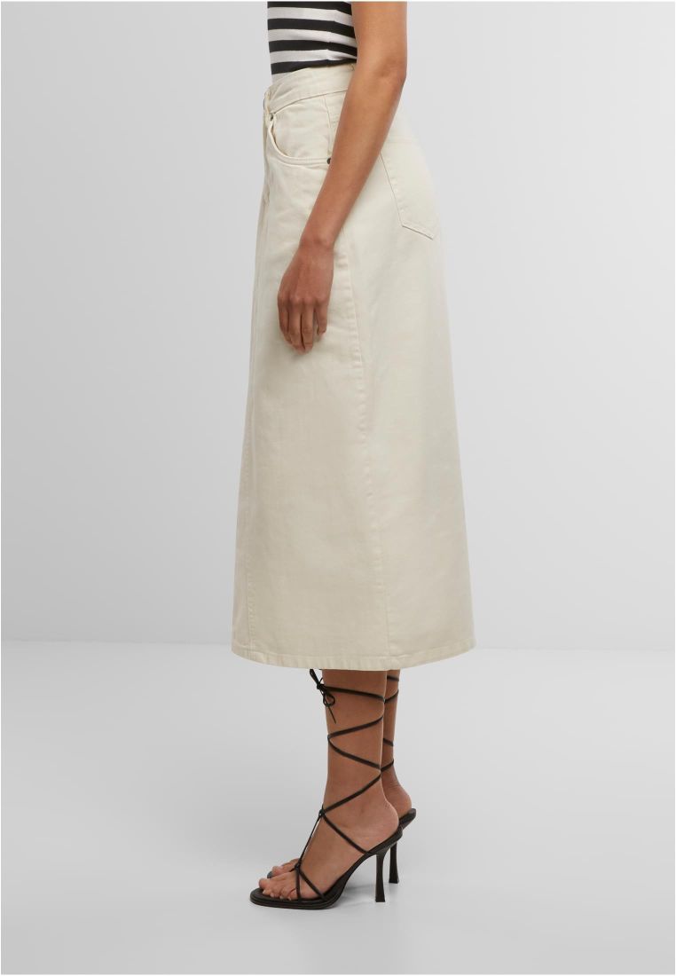 Ladies Soft Denim Midi Skirt - - TTUTB7443 - 4