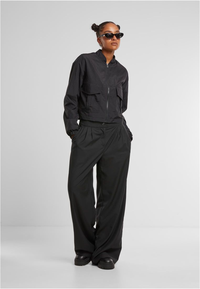 Ladies Short Crinkle Nylon Jacket - - TTUTB7446 - 5