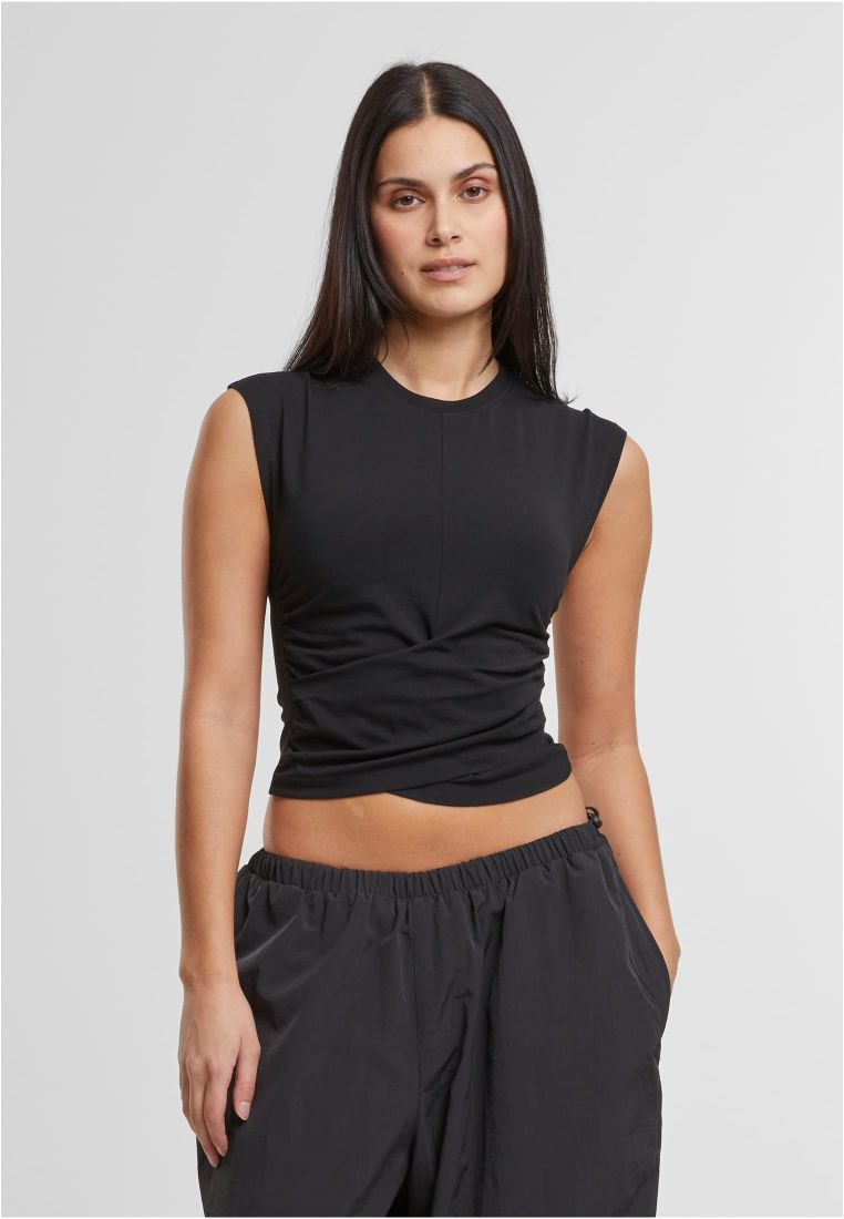 Ladies Cropped Wrapped Top -  - TTUTB7450 - 1