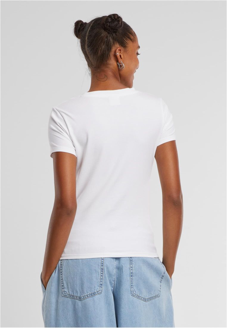 Ladies Short Cut Out Tee - - TTUTB7454 - 305