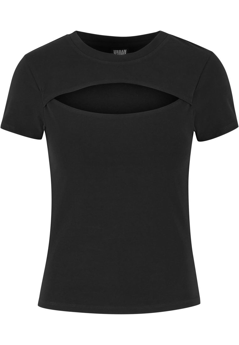 Ladies Short Cut Out Tee - - TTUTB7454 - 7