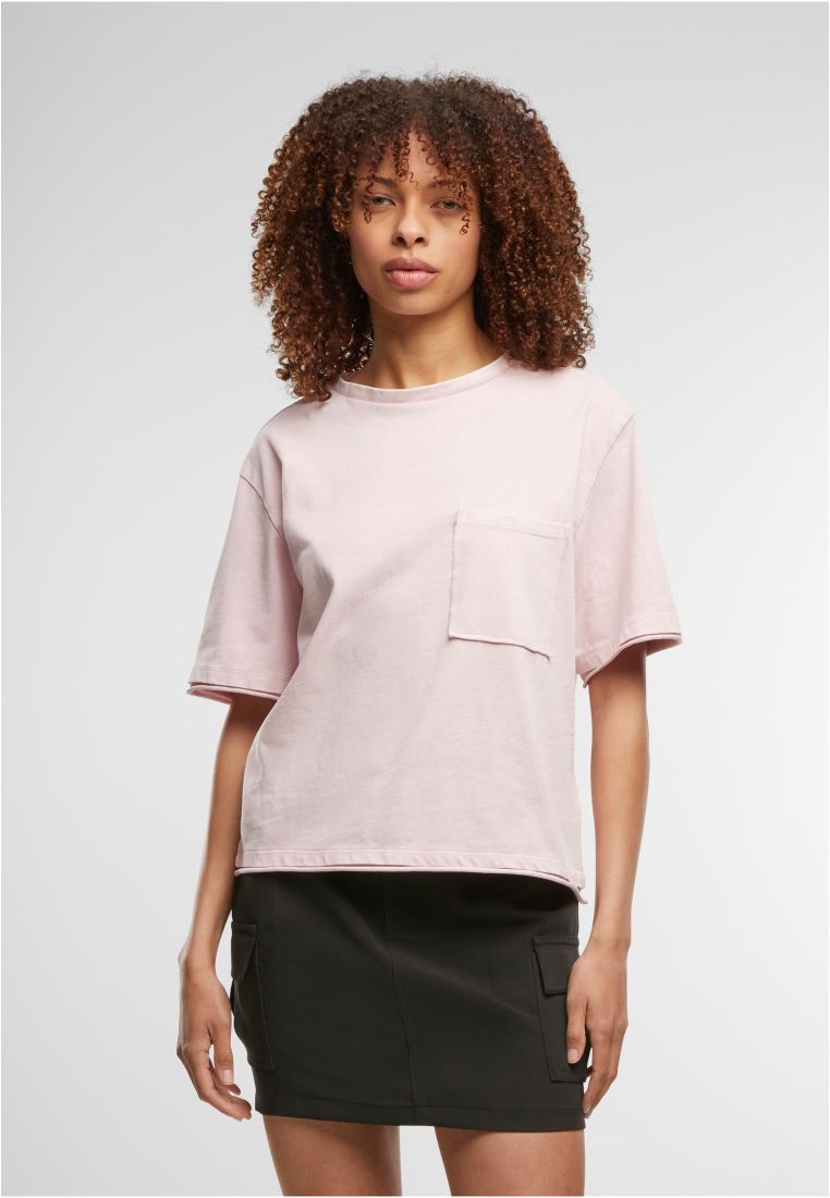 Ladies Washed Jersey Boxy Shirt -  - TTUTB7465 - 301