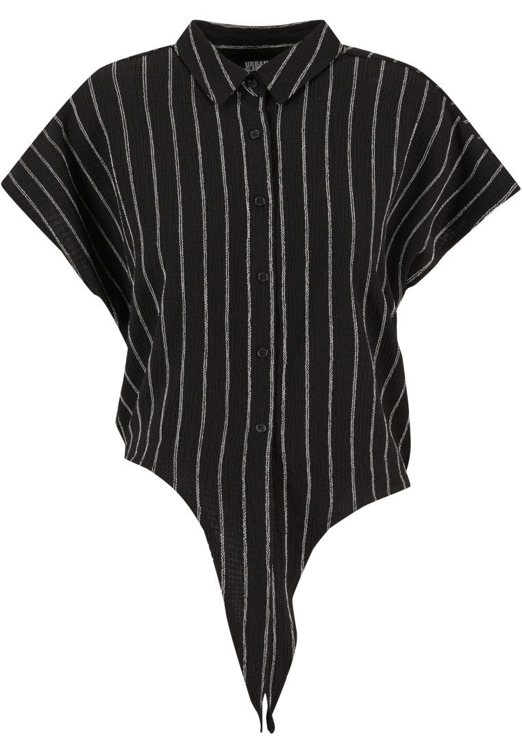 Ladies Structured Striped Tied Blouse - - TTUTB7474 - 6
