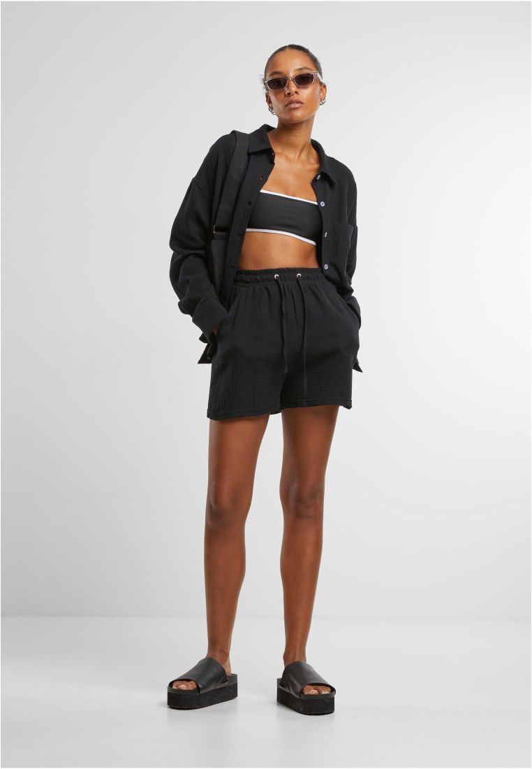 Ladies Oversized Musselin Blouse -  - TTUTB7476 - 5