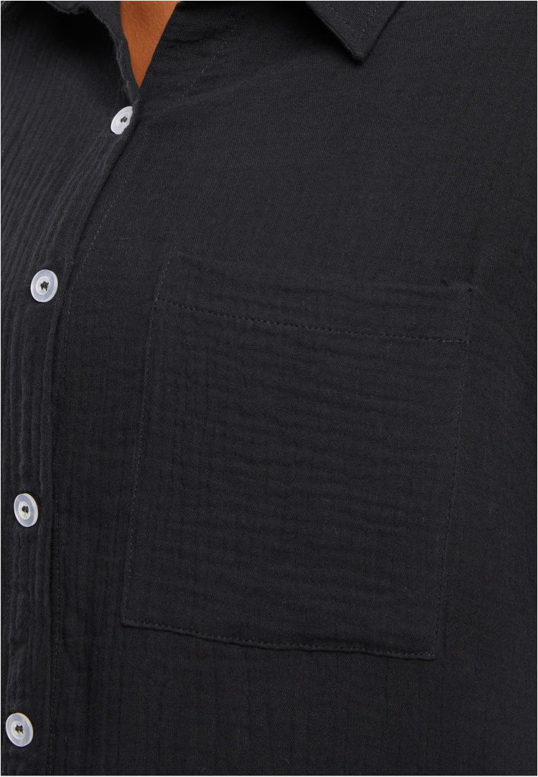 Ladies Oversized Musselin Blouse -  - TTUTB7476 - 7