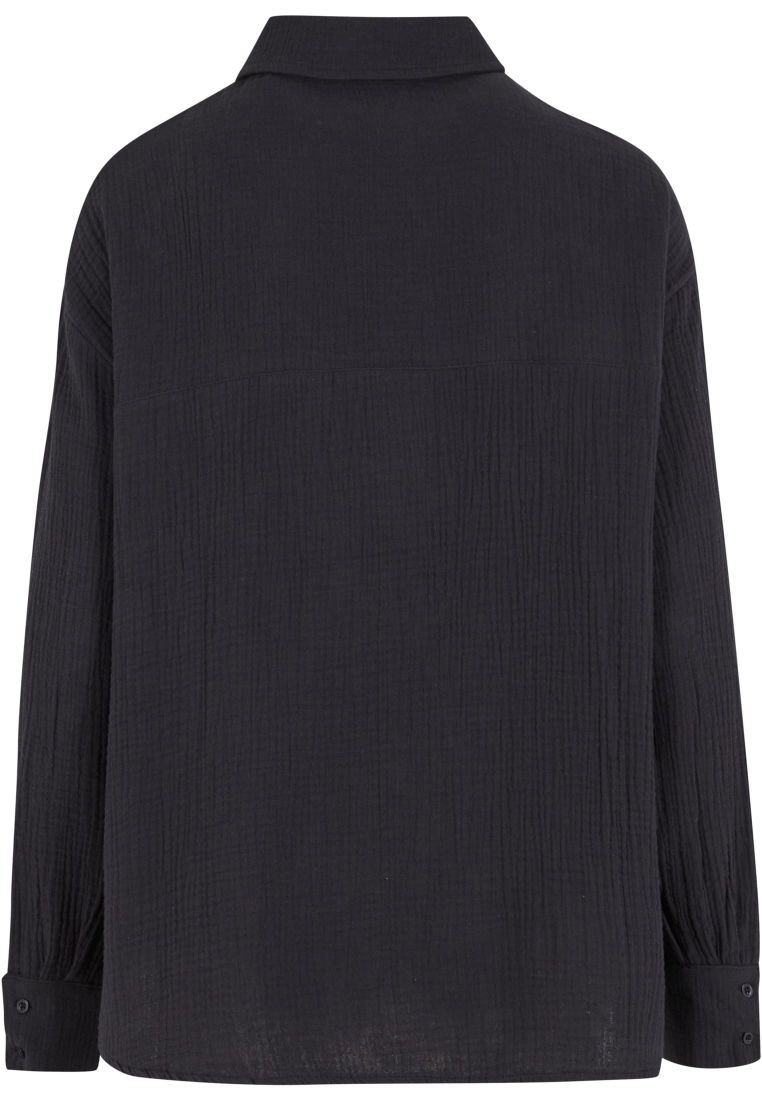 Ladies Oversized Musselin Blouse -  - TTUTB7476 - 9