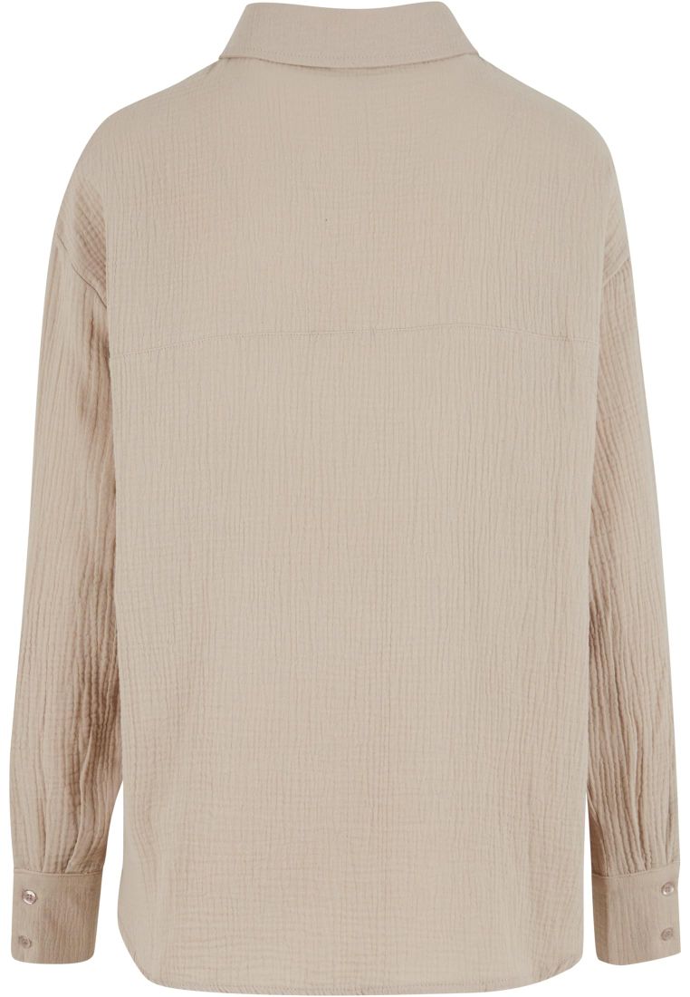 Ladies Oversized Musselin Blouse -  - TTUTB7476 - 309