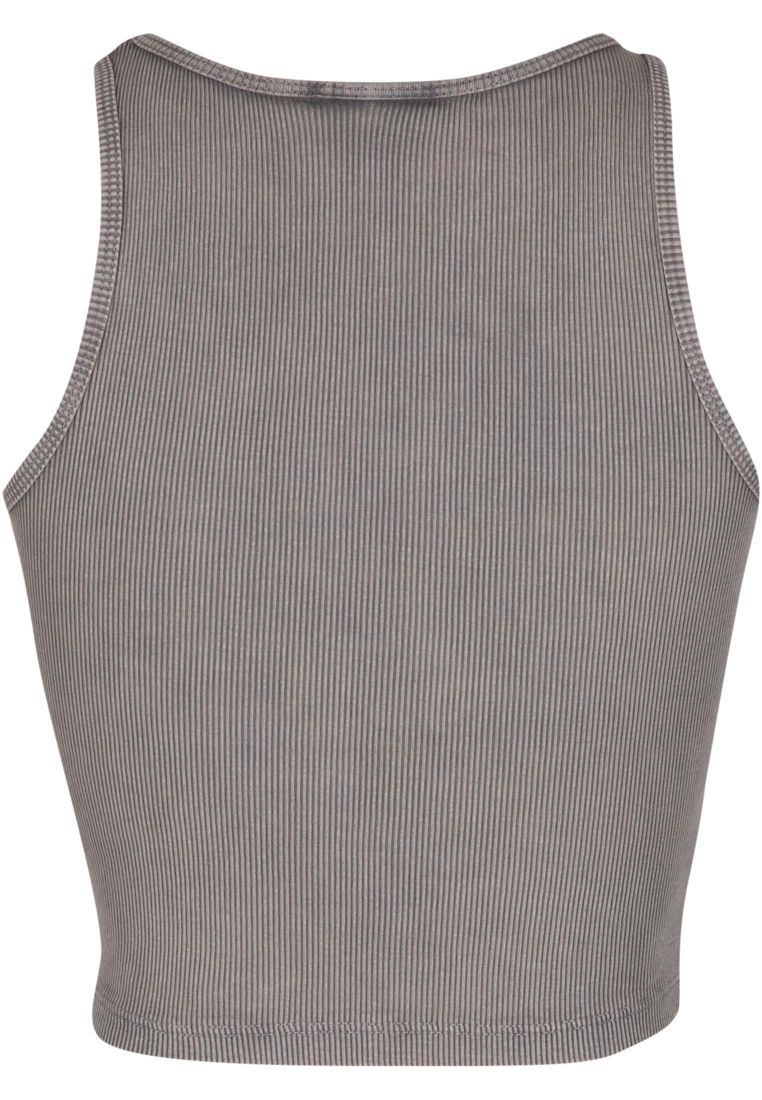 Ladies Washed Rib Jersey Cropped Top 2Pa -  - TTUTB7482A - 42