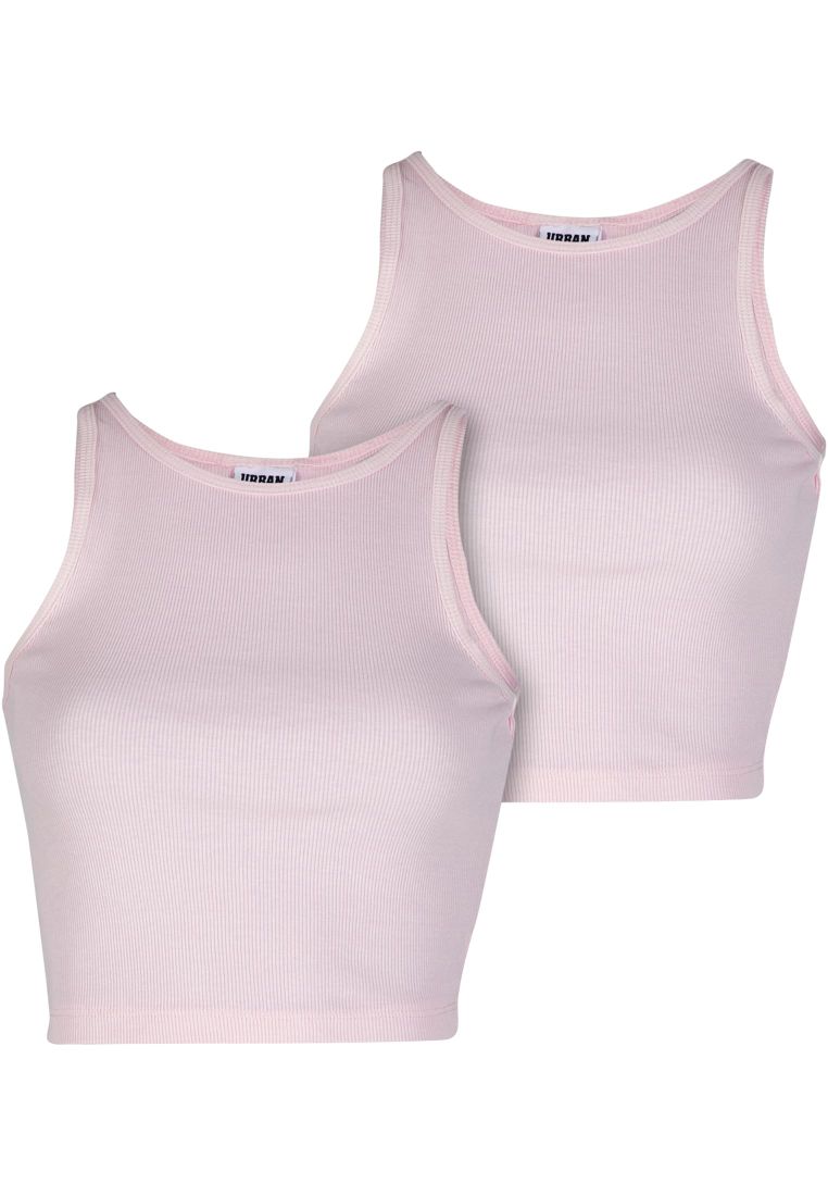 Ladies Washed Rib Jersey Cropped Top 2Pa -  - TTUTB7482A - 304