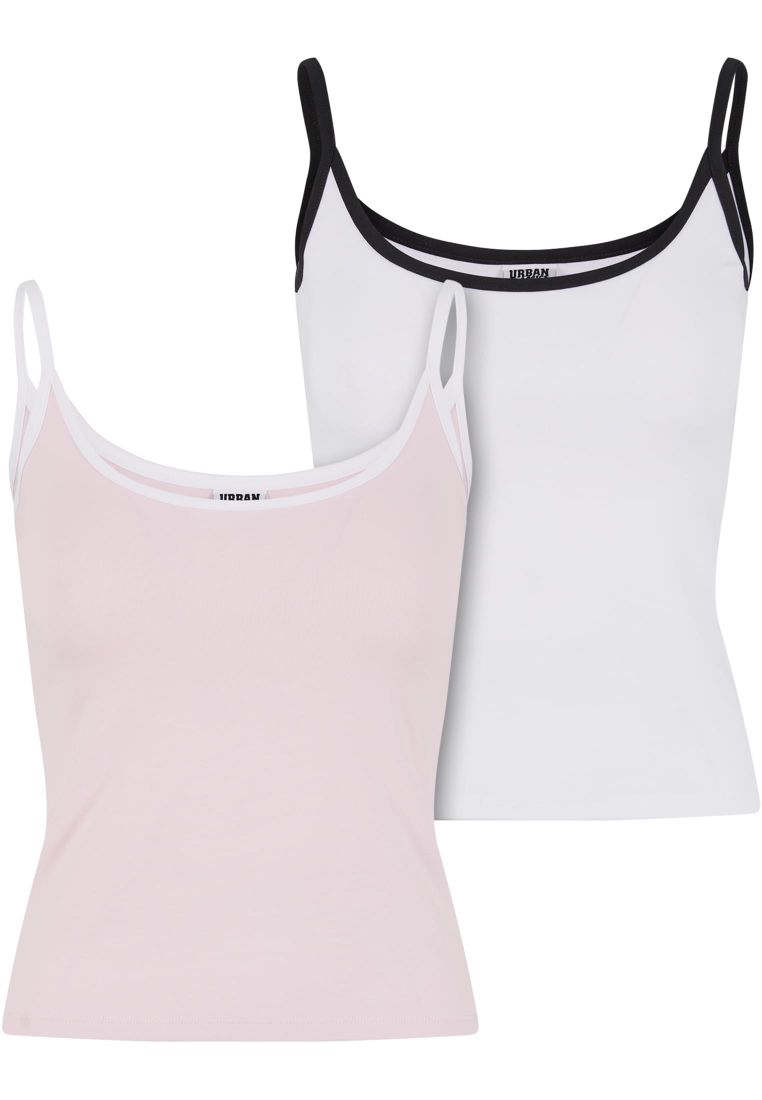 Ladies Contrast Basic Top 2-Pack -  - TTUTB7485A - 310
