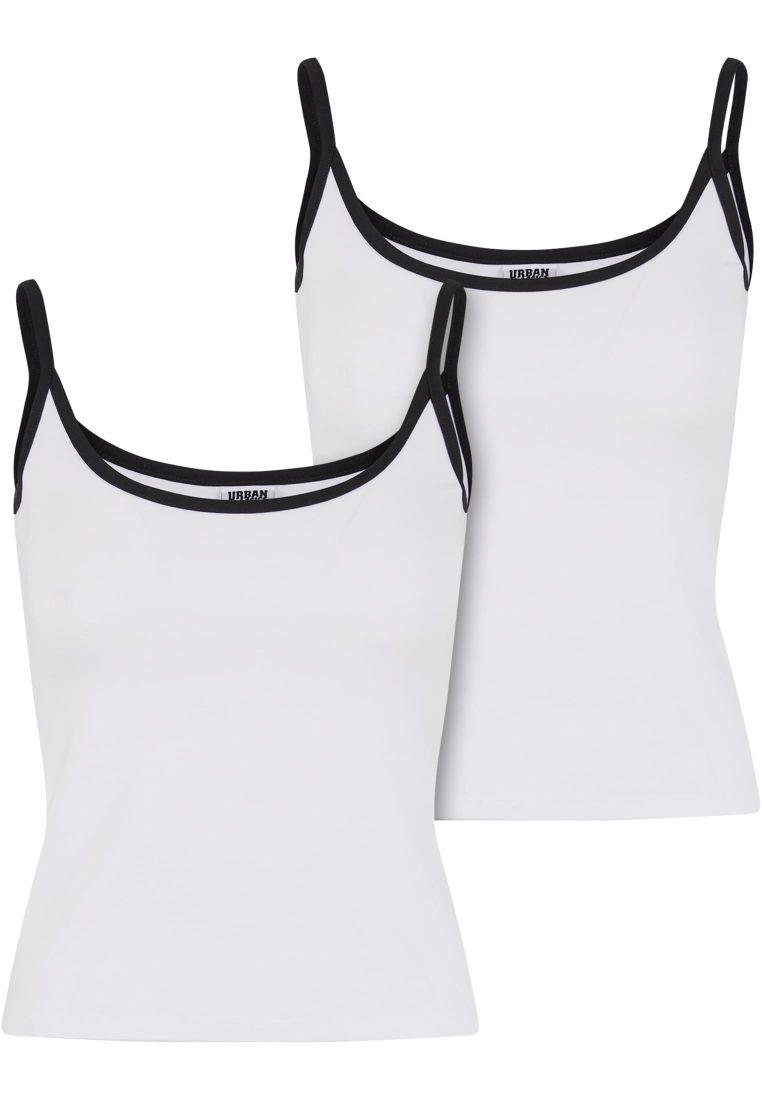 Ladies Contrast Basic Top 2-Pack -  - TTUTB7485A - 1118
