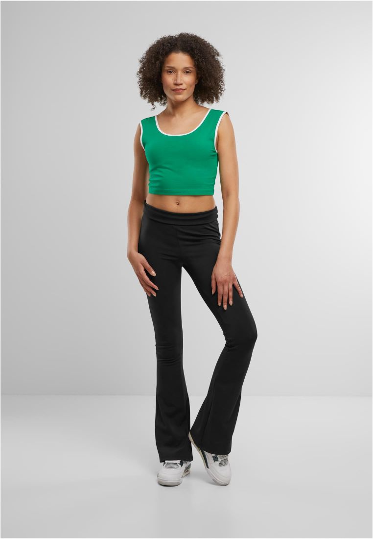 Ladies Contrast Cropped Top -  - TTUTB7486A - 577