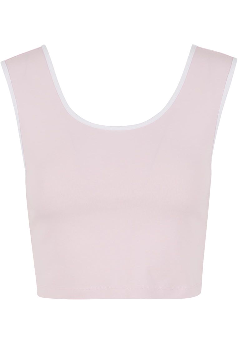 Ladies Contrast Cropped Top -  - TTUTB7486A - 302