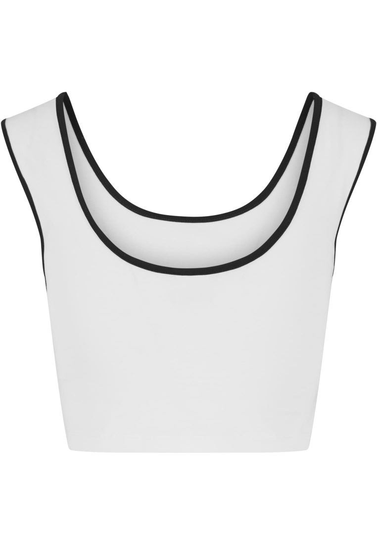 Ladies Contrast Cropped Top -  - TTUTB7486A - 312