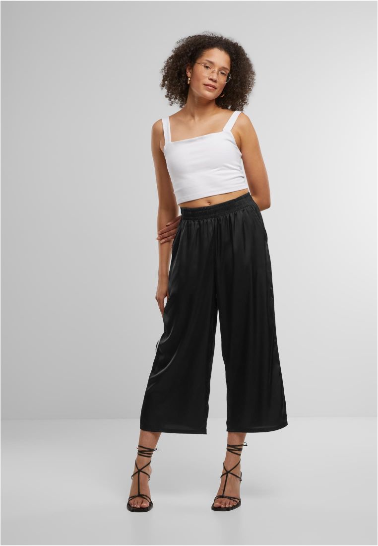 Ladies Satin Wide Leg Culotte -  - TTUTB7488 - 38
