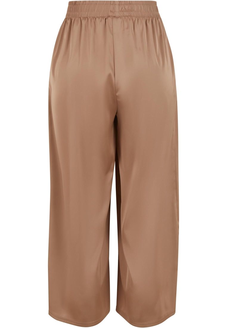 Ladies Satin Wide Leg Culotte -  - TTUTB7488 - 582