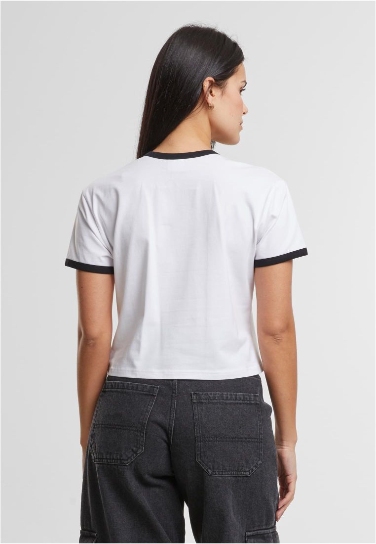 Ladies Contrast Retro T-Shirt - - TTUTB7492 - 305