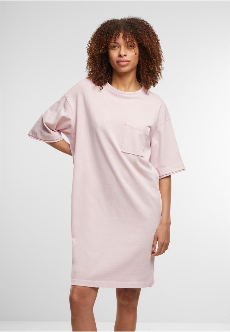 Ladies Washed Jersey T-Shirt Dress -  - TTUTB7493 - 301