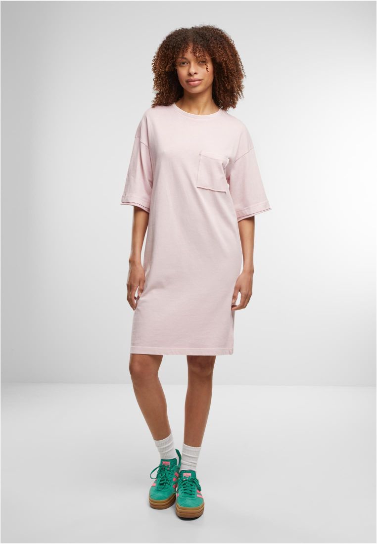 Ladies Washed Jersey T-Shirt Dress -  - TTUTB7493 - 306
