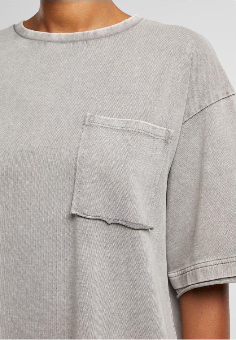 Ladies Washed Jersey T-Shirt Dress -  - TTUTB7493 - 6