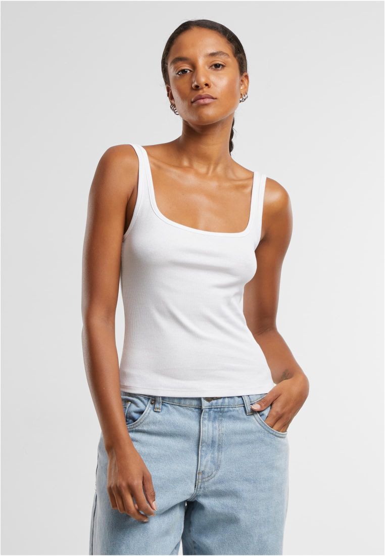 Ladies Wide Neck Rib Top 2-Pack - - TTUTB7513A - 1381