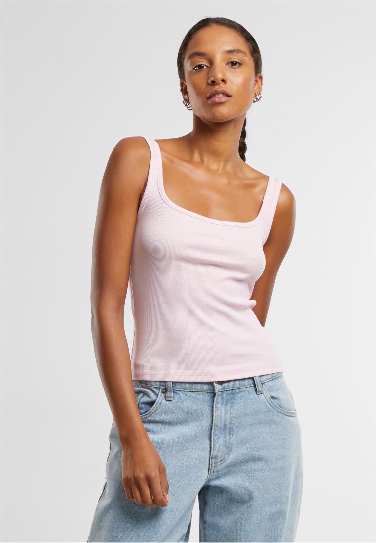 Ladies Wide Neck Rib Top 2-Pack - - TTUTB7513A - 1117