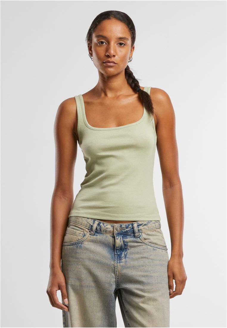 Ladies Wide Neck Rib Top 2-Pack - - TTUTB7513A - 1387