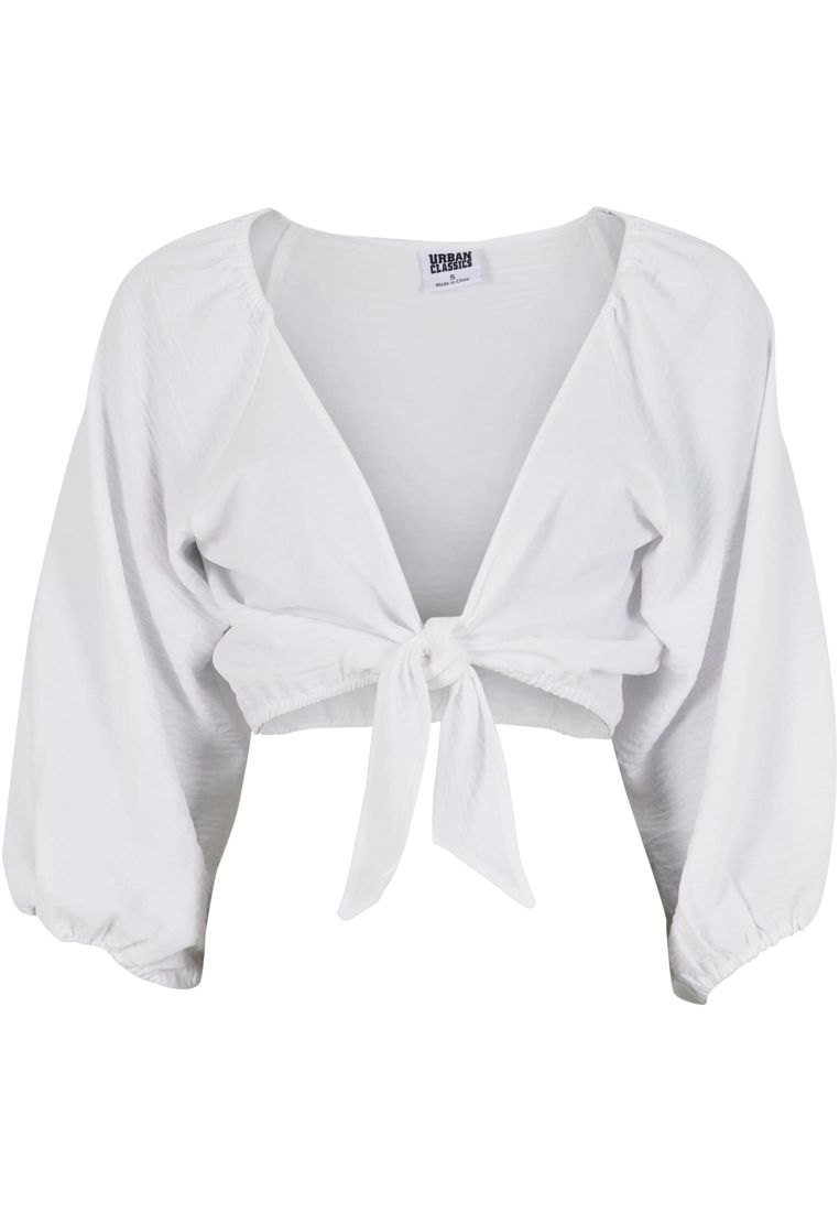 Ladies Structured Knotted Blouse - - TTUTB7515 - 6