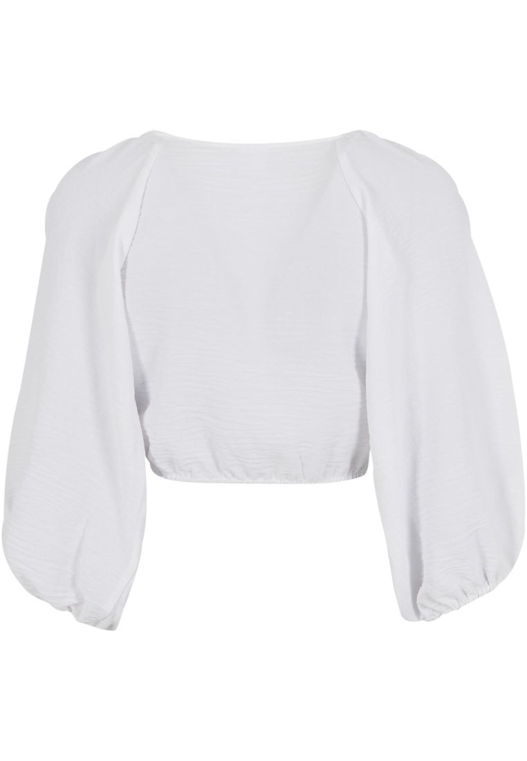Ladies Structured Knotted Blouse - - TTUTB7515 - 7