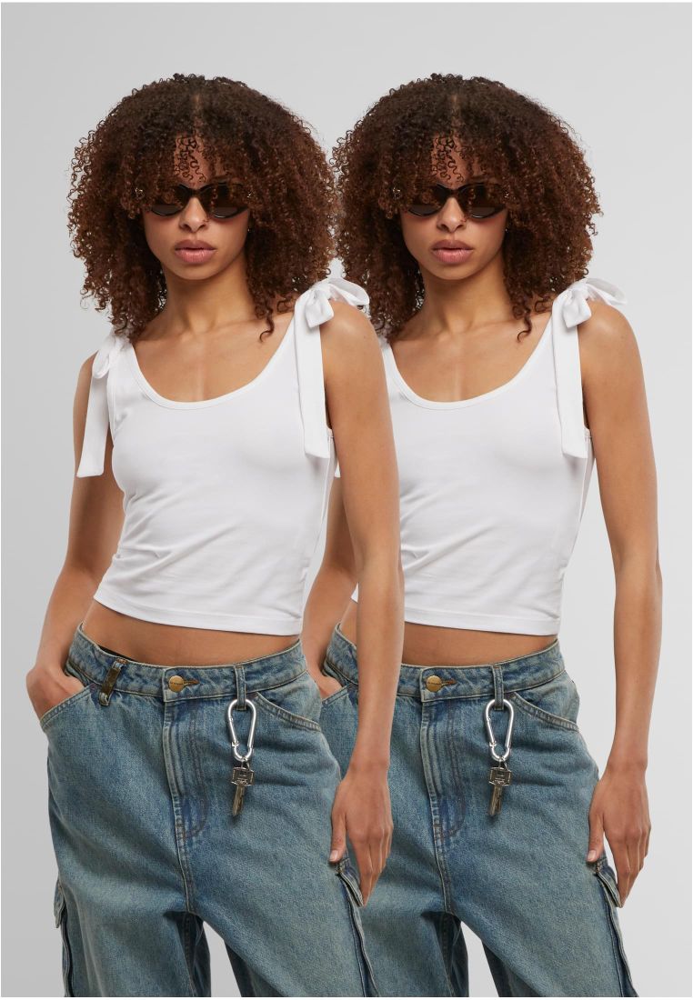 Ladies Tied Basic Jersey Top 2-Pack -  - TTUTB7520A - 574