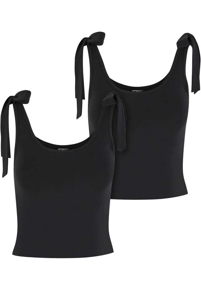 Ladies Tied Basic Jersey Top 2-Pack -  - TTUTB7520A - 38