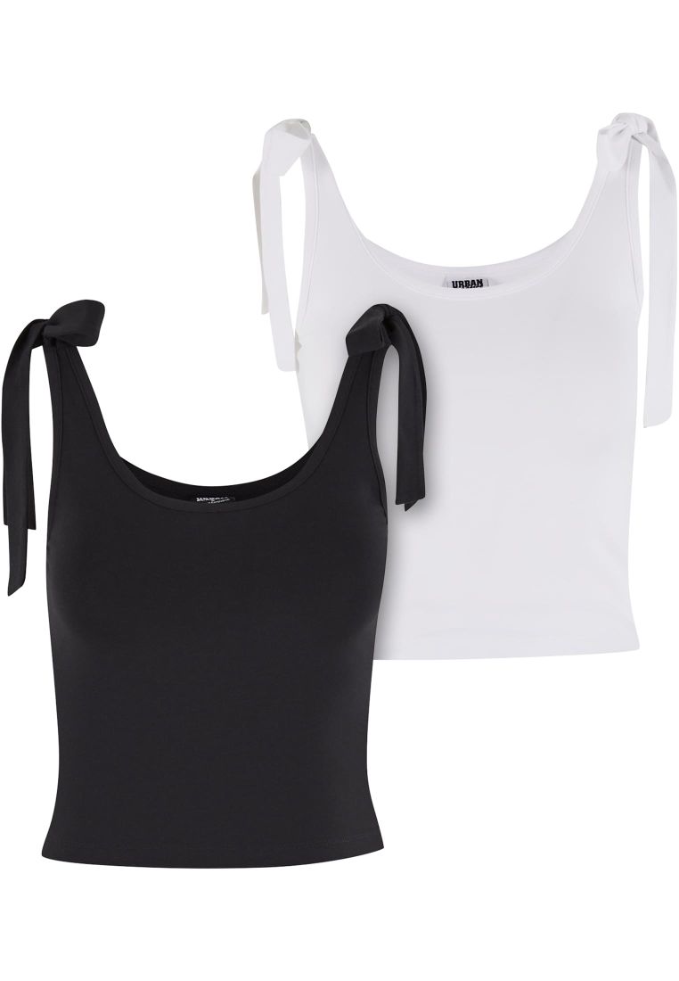 Ladies Tied Basic Jersey Top 2-Pack -  - TTUTB7520A - 9