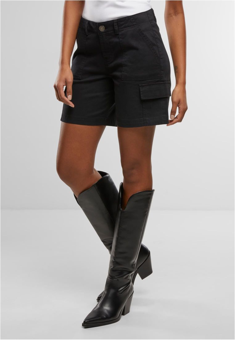 Ladies Cotton Cargo Shorts - Naisten Shortsit, Hameet ja Mekot - TTUTB7527 - 39