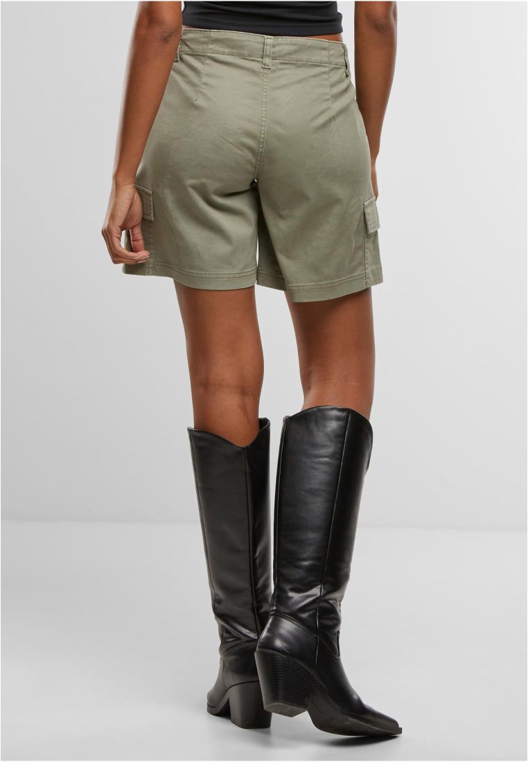 Ladies Cotton Cargo Shorts - Naisten Shortsit, Hameet ja Mekot - TTUTB7527 - 5