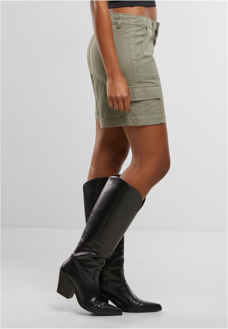 Ladies Cotton Cargo Shorts - Naisten Shortsit, Hameet ja Mekot - TTUTB7527 - 6